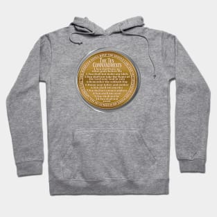 The Ten Commandments golden coin Hoodie